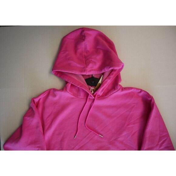 PINK x Victoria's Secret 11229322 WMN Sz L Pink Premium Fleece Oversized Hoodie - Picture 9 of 13
